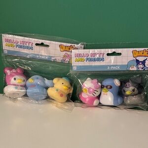 Hello Kitty and Friends Rubber Duck Sets
